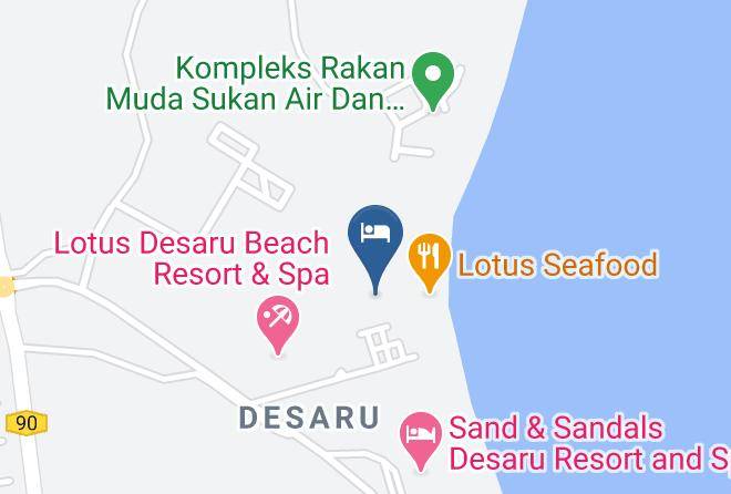 Kota Tinggi District - Lobby Lotus Desaru Beach Resort & Spa Maps