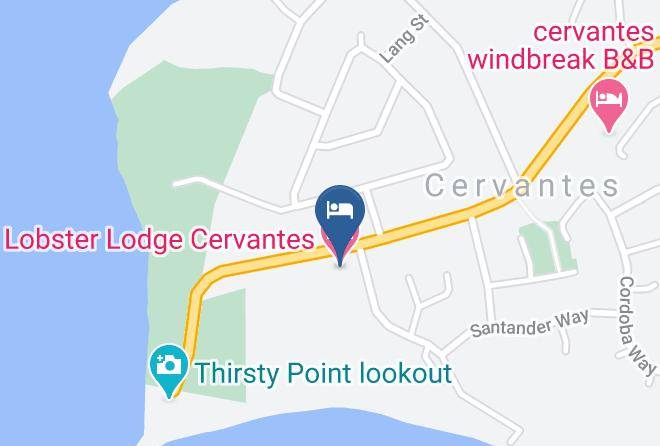 Dandaragan - Lobster Lodge Cervantes Maps