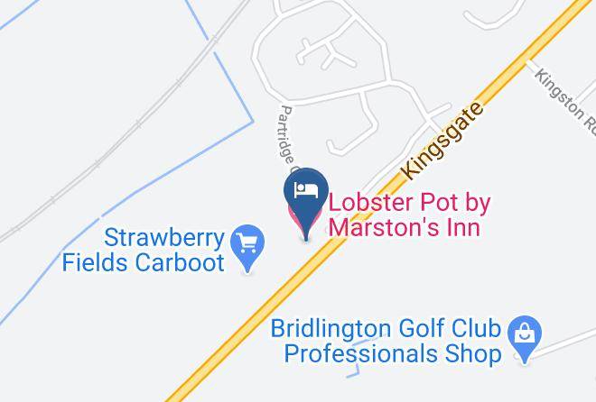 East Riding Of Yorkshire - Lobster Pot Bridlington By Marston's Inn Maps