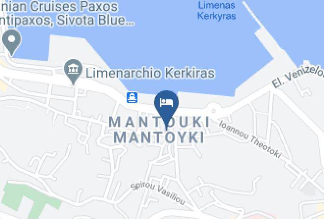 Kerkira - Loc Hospitality Mantouki 1858 Port Suites & Port Studio Maps