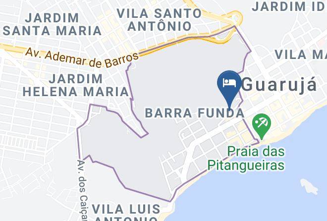 Guaruja - Pousada Meu Lugar Na Praia Pitangueiras Maps
