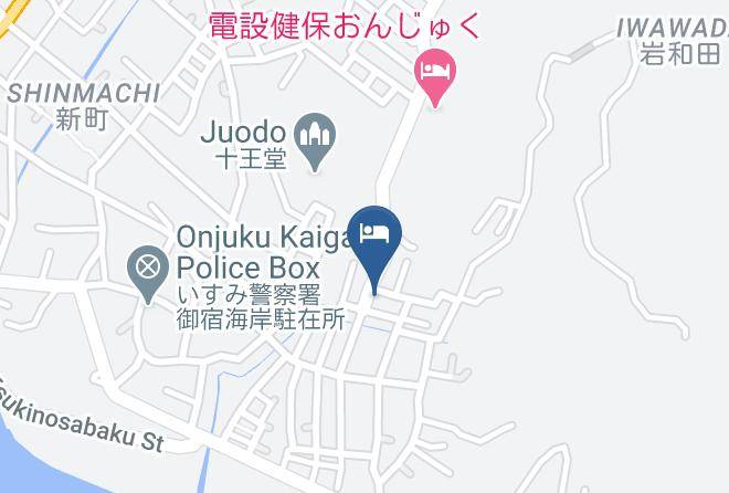 Onjuku Townisumi District - Local Cuisine Inn Mataemu Maps