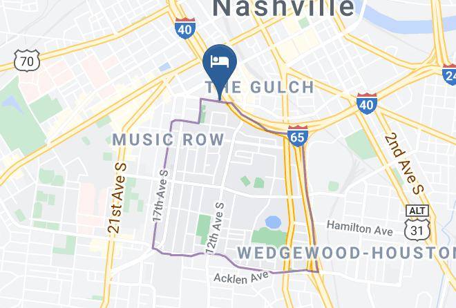 Davidson - Locale Nashville Music Row Maps