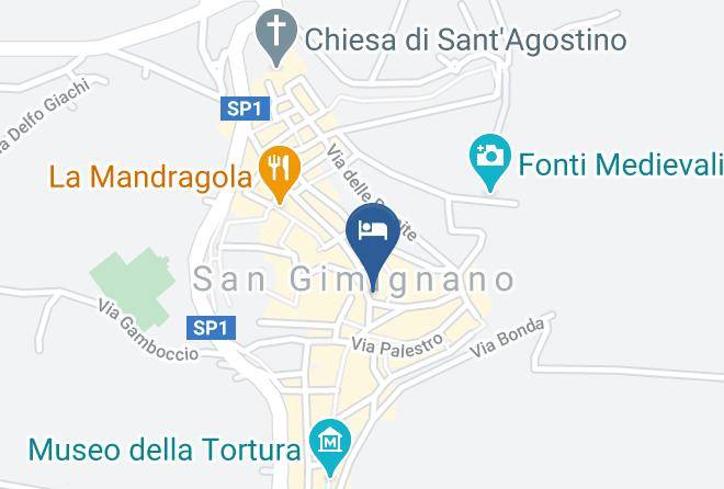 Siena - Localita La Cappuccina Maps
