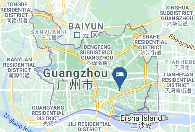 Guangzhou - Locals Hotels Dongshan Kou Maps