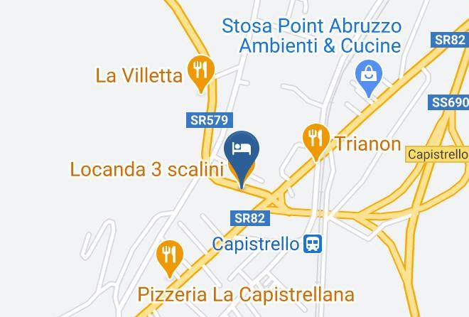 L Aquila - Locanda 3 Scalini Maps