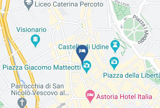 Udine - Locanda Al Cappello Maps
