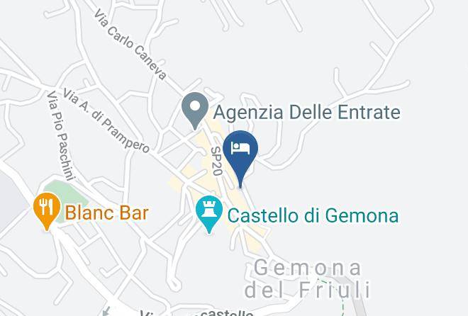 Udine - Locanda Al Central Maps