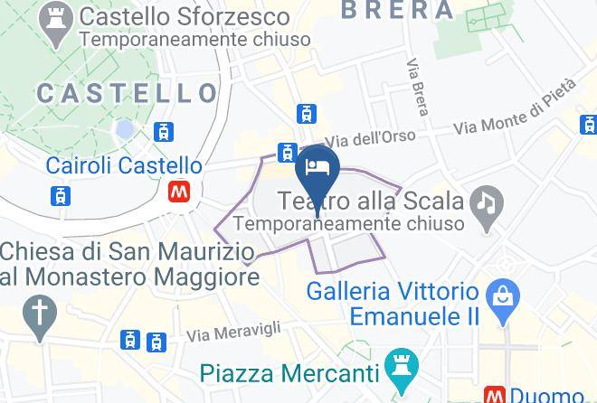 Milan - Locanda Al Duomo Maps