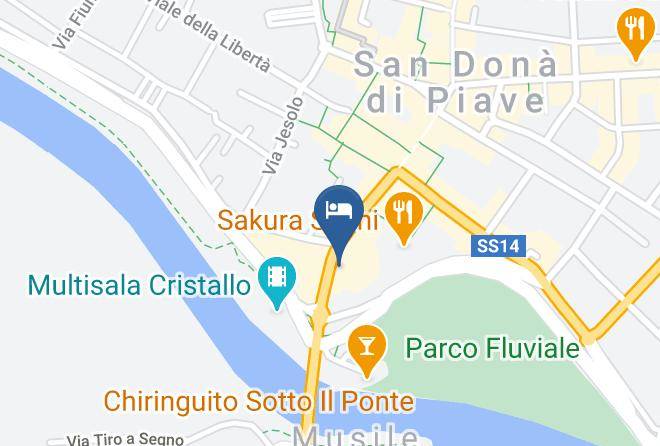 Venice - Hotel Locanda Al Piave Maps
