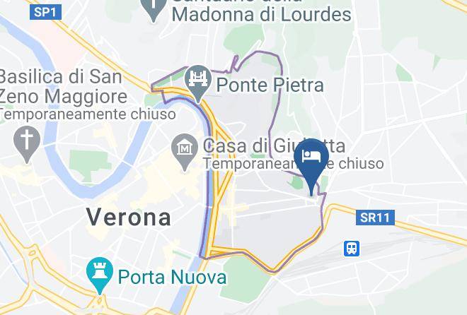 Verona - Locanda Al Vescovo Maps