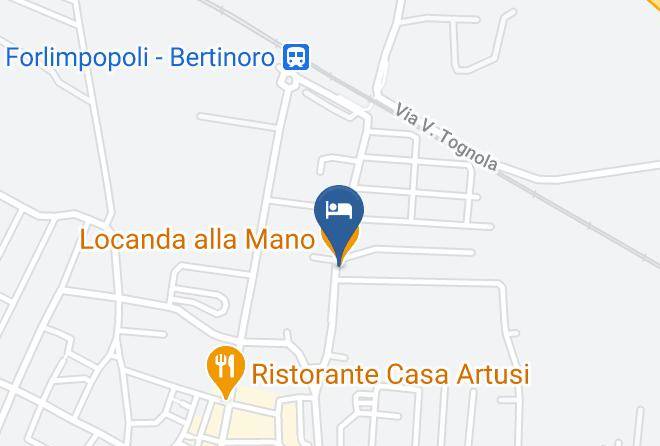 Forli - Locanda Alla Mano Maps