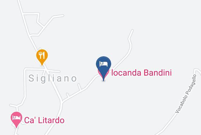 Perugia - Locanda Bandini Maps