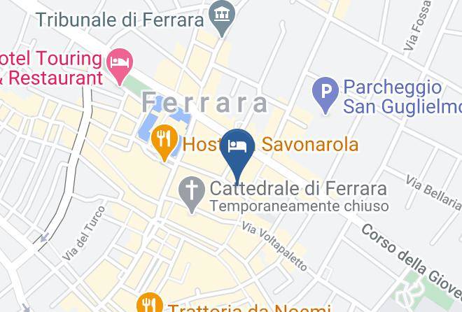 Ferrara - Locanda Borgonuovo Maps