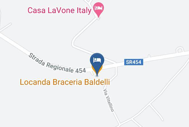 Perugia - Locanda Braceria Baldelli Maps