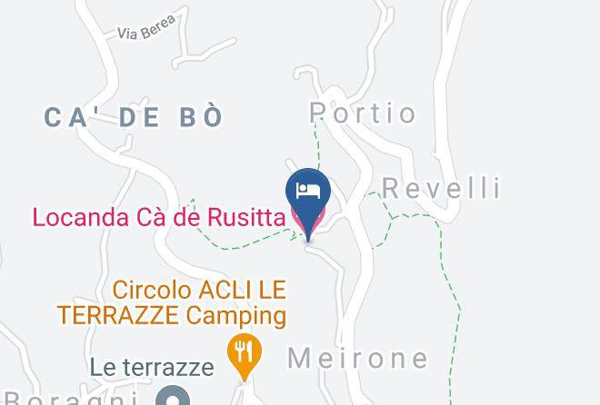 Savona - Locanda Ca De Rusitta Maps