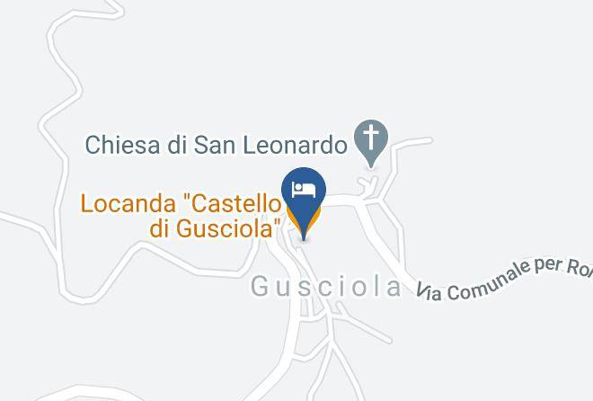 Locanda Castello Di Gusciola Map