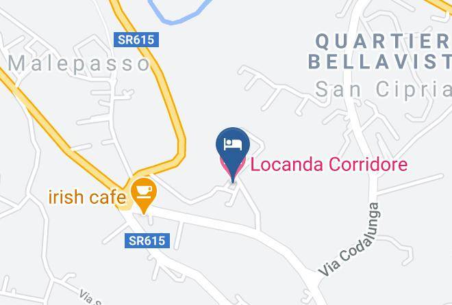 L Aquila - Locanda Corridore Maps