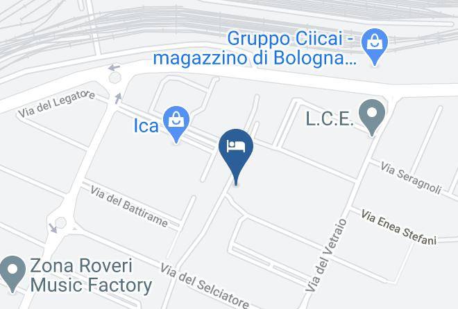 Bologna - Locanda Corte Roveri Maps