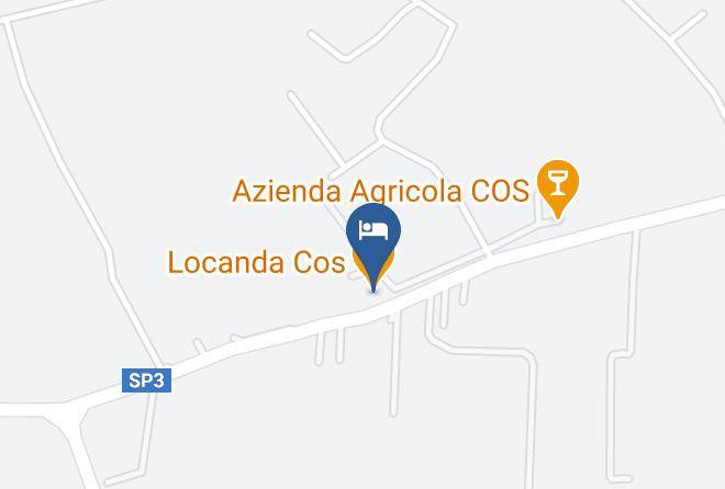 Ragusa - Locanda Cos Maps