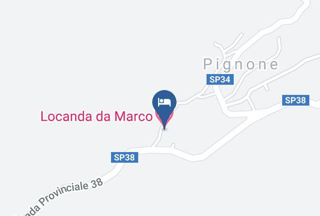 La Spezia - Locanda Da Marco Maps