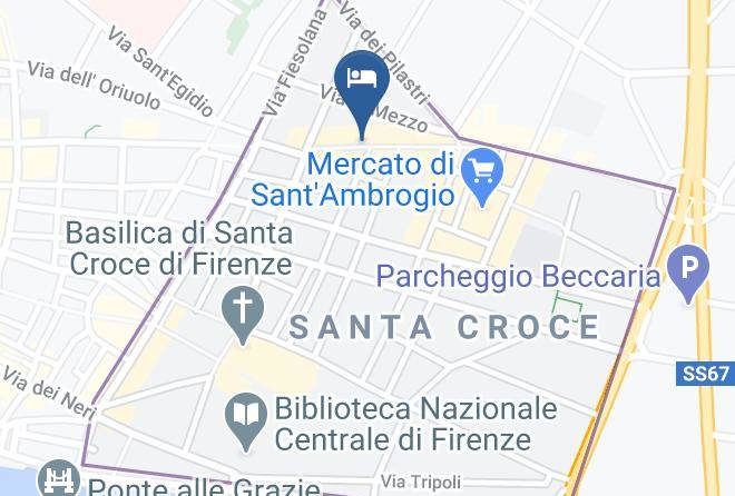 Florence - Locanda De' Ciompi Maps