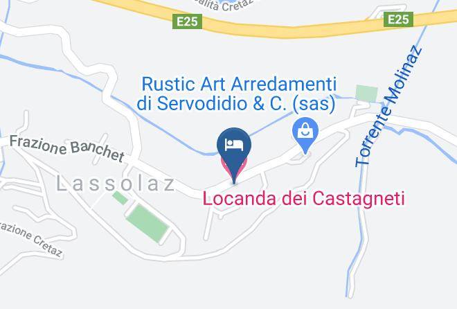 Aosta - Locanda Dei Castagneti Maps
