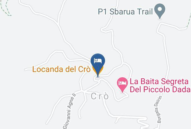Locanda Del Cro Map