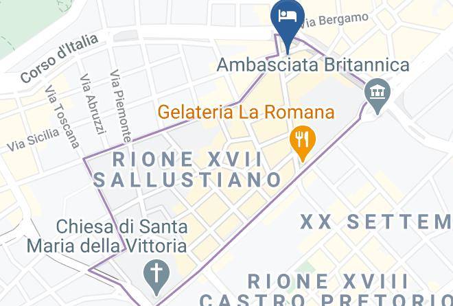 Rome - Locanda Del Fante Maps