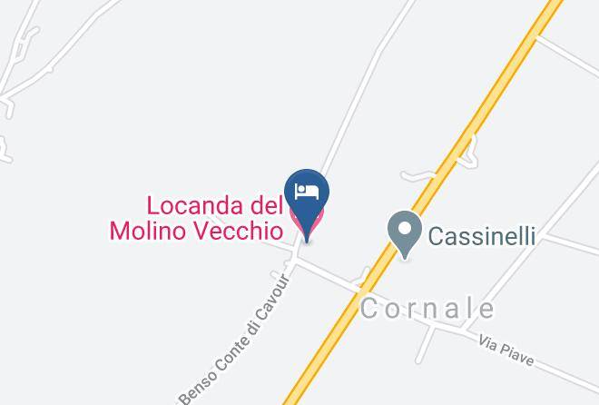 Cuneo - Locanda Del Molino Vecchio Maps