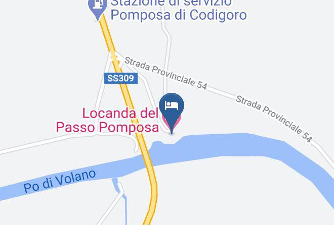 Ferrara - Locanda Del Passo Pomposa Maps