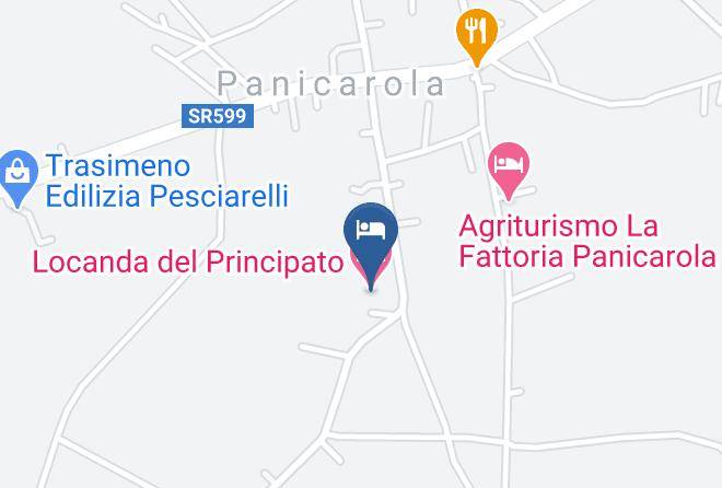 Perugia - Locanda Del Principato Maps
