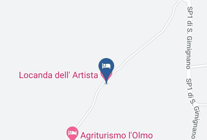 Siena - Locanda Dell' Artista Maps
