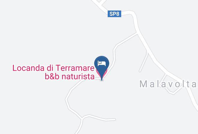 Leghorn - Locanda Di Terramare B&b Naturista Maps