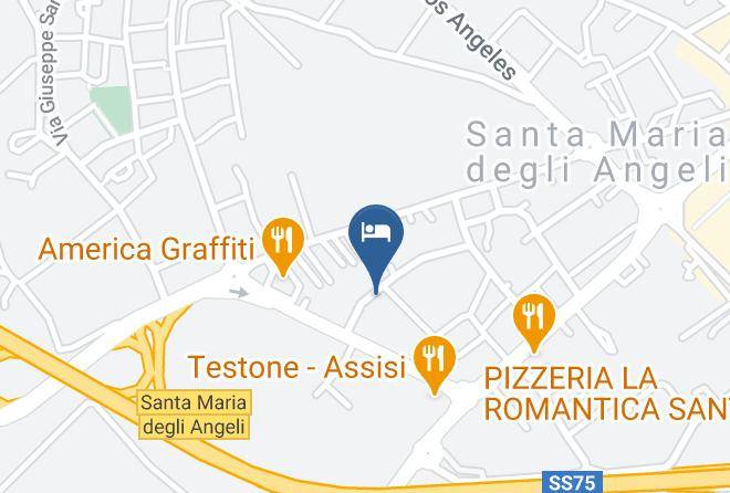 Perugia - Locanda Giustini Hotel & Restaurant Maps
