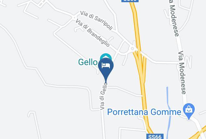 Pistoia - Locanda Gourmet Cucciolo Della Montagna Maps