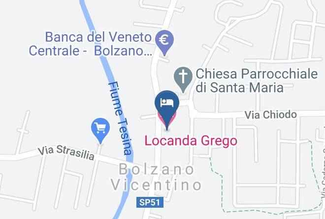 Vicenza - Locanda Grego Maps