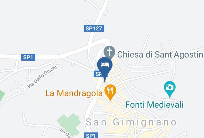 Siena - Locanda Il Pino Maps