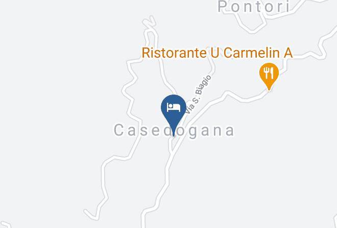 Genoa - Locanda La Biagina Maps