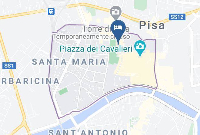 Pisa - Locanda La Lanterna Maps