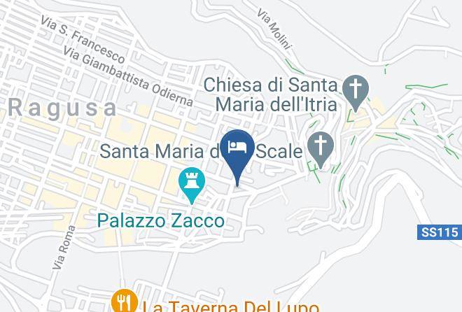Ragusa - Locanda La Meridiana Maps