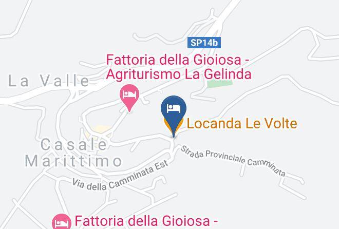 Pisa - Locanda Le Volte Maps