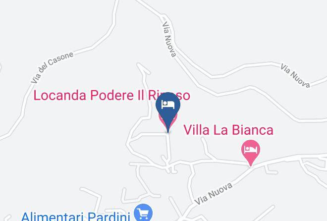 Lucca - Locanda Podere Il Riposo Maps