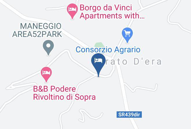 Pisa - Locanda Prato D'era Maps
