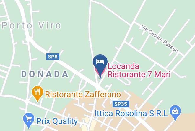 Rovigo - Locanda Ristorante 7 Mari Maps