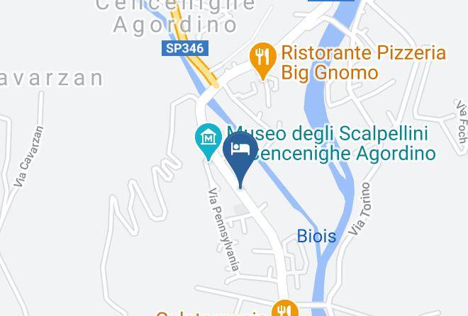 Belluno - Locanda Rondolost Maps