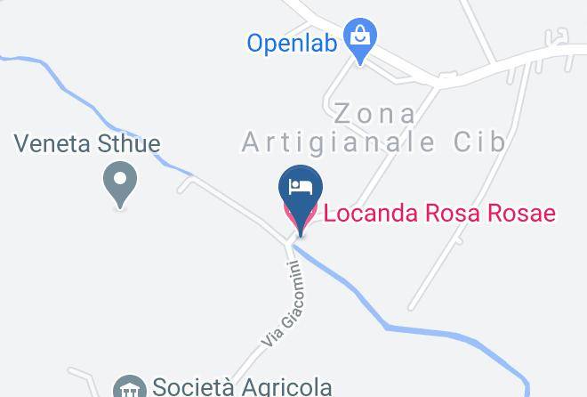 Treviso - Locanda Rosa Rosae Maps
