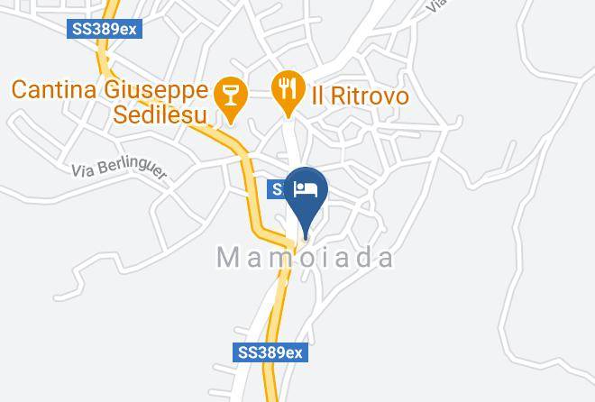 Nuoro - Locanda 'sa Rosada Maps