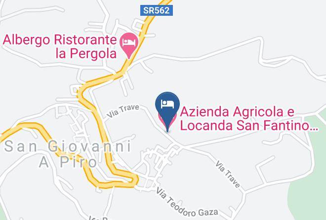 Azienda Agricola E Locanda San Fantino Agritourism B&b In Cilento Map