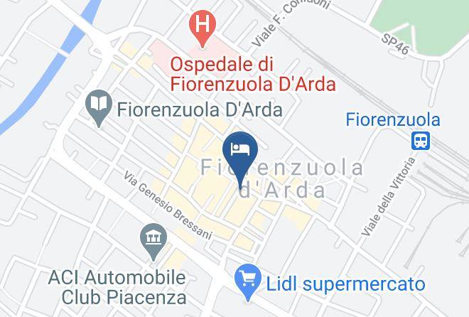 Piacenza - Locanda San Fiorenzo Piacenza Maps